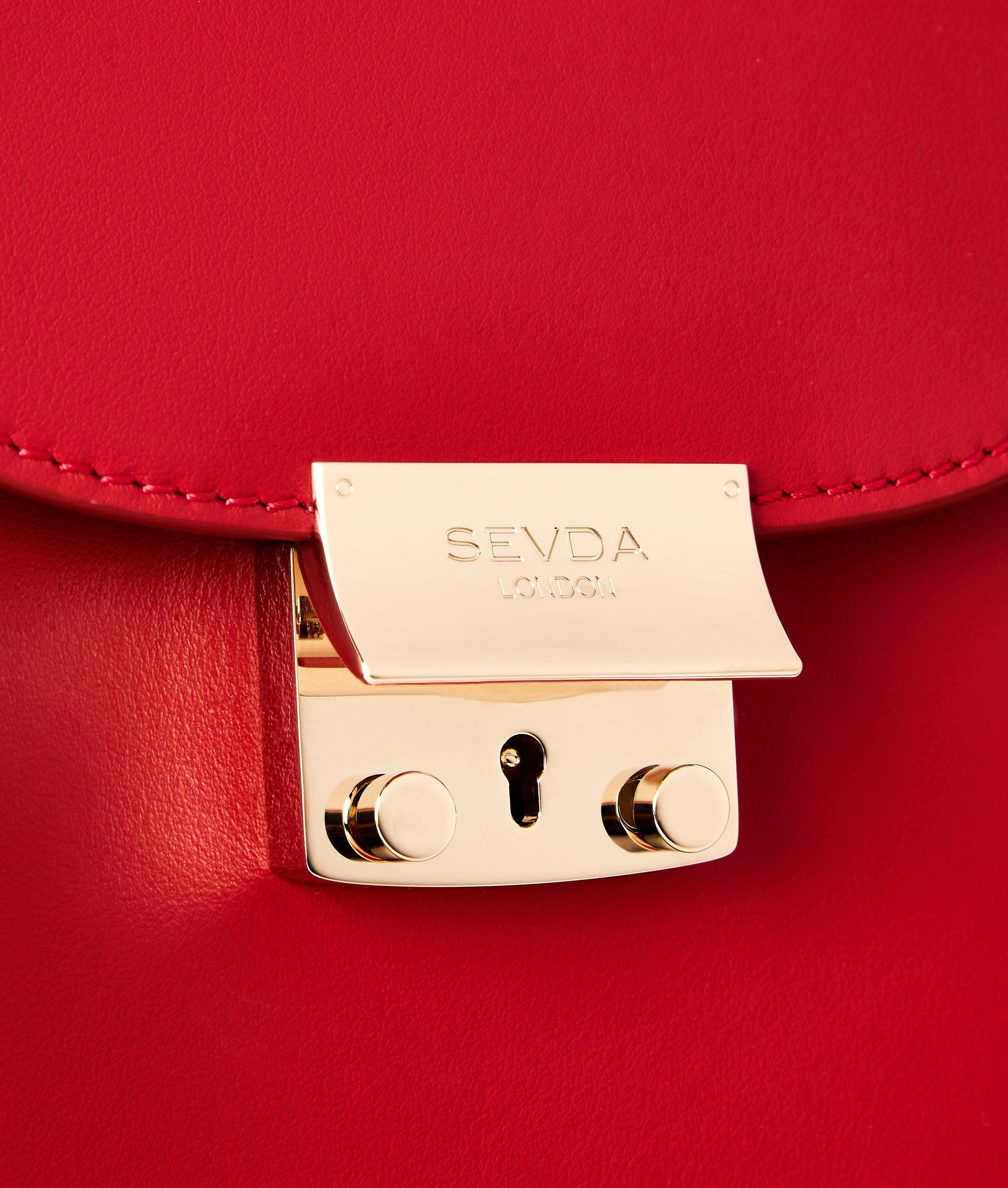 Tulip Bag Red | Designer Handbag | Sevda London